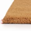 Doormats 2 pcs Coir 24 mm 40×60 cm Natural