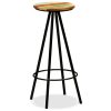 Bar Stools – Solid Reclaimed Wood, 4