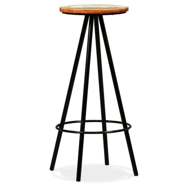 Bar Stools – Solid Reclaimed Wood, 4