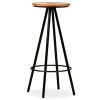 Bar Stools – Solid Reclaimed Wood, 4