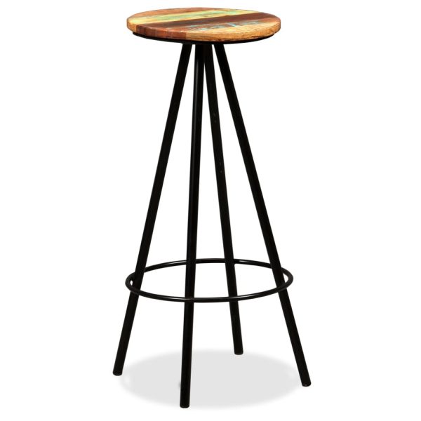 Bar Stools – Solid Reclaimed Wood, 4