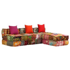 Scottsdale 3-Seater Modular Pouffe Fabric