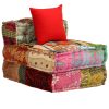 Scottsdale 3-Seater Modular Pouffe Fabric – Patchwork