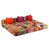 Scottsdale 3-Seater Modular Pouffe Fabric – Patchwork