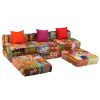 Scottsdale 3-Seater Modular Pouffe Fabric – Patchwork