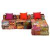 Scottsdale 3-Seater Modular Pouffe Fabric – Patchwork