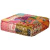 Chaddesden 2-Seater Modular Pouffe Patchwork Fabric