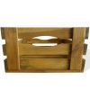 Apple Crate Set 2 Pieces Solid Acacia Wood