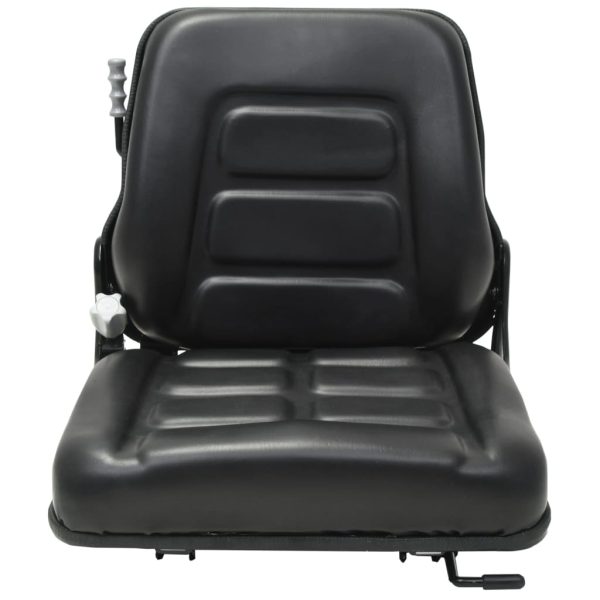 Forklift & Tractor Seat with Suspension and Adjustable Backrest