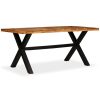 Dining Table Solid Acacia and Mango Wood 180x90x76 cm