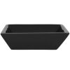 Basin Ceramic Square Black 41.5×41.5×12 cm