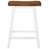 Bar Stools 2 pcs Solid Wood