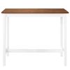 Bar Table Solid Wood 108x60x91 cm