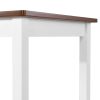 Bar Table Solid Wood 108x60x91 cm