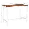 Bar Table Solid Wood 108x60x91 cm