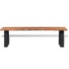 Bench Solid Acacia Wood – 145 cm