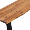 Bench Solid Acacia Wood – 145 cm