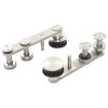 Sliding Door Hardware Kit 183 cm Stainless Steel Silver