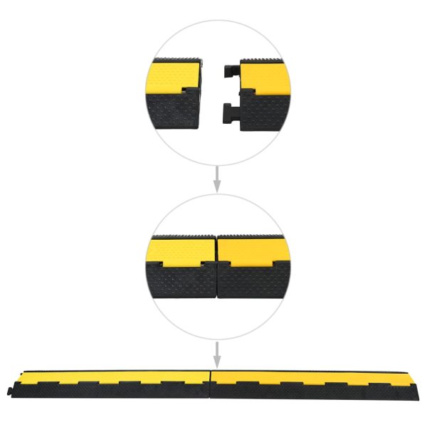 Cable Protector Ramp Channel Rubber – 101.5×24.5×4.7 cm, 1