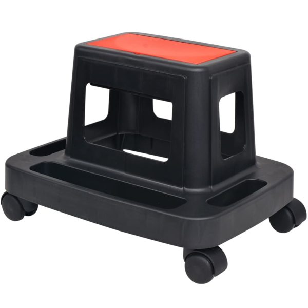 Rolling Workshop Stool with Storage 150 kg