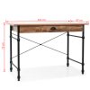 Writing Desk with Drawer 110x55x75 cm Oak Colour