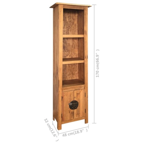 Freestanding Bathroom Cabinet Solid Recycled Pinewood