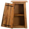 Bathroom Wall Cabinet Solid Recycled Pinewood 42x23x70 cm