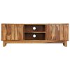 Skokie TV Cabinet Solid Sheesham Wood 118x30x40 cm