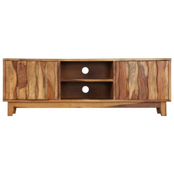 Skokie TV Cabinet Solid Sheesham Wood 118x30x40 cm