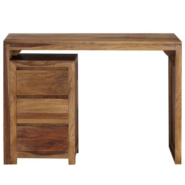 Writing Table Solid Sheesham Wood 110x55x76 cm