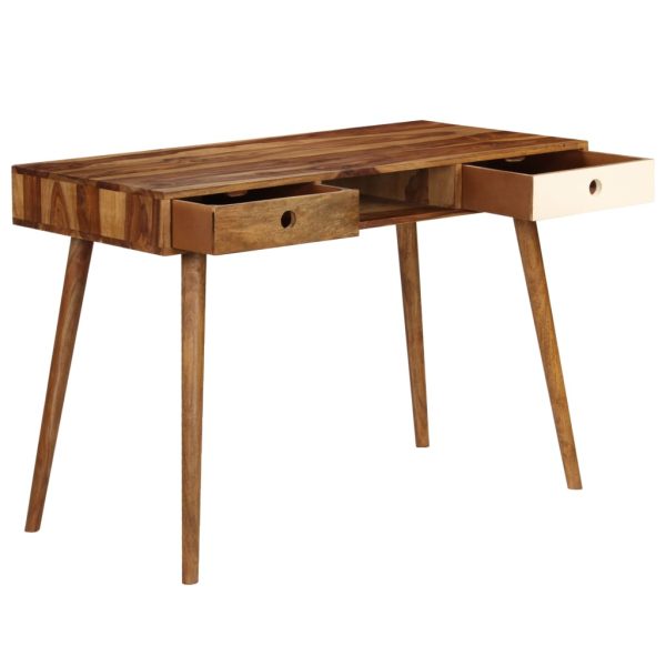 Writing Desk 110x55x76 cm Solid Sheesham Wood