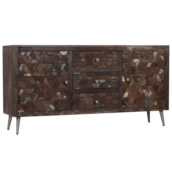 Sideboard Solid Reclaimed Wood 160x40x80 cm