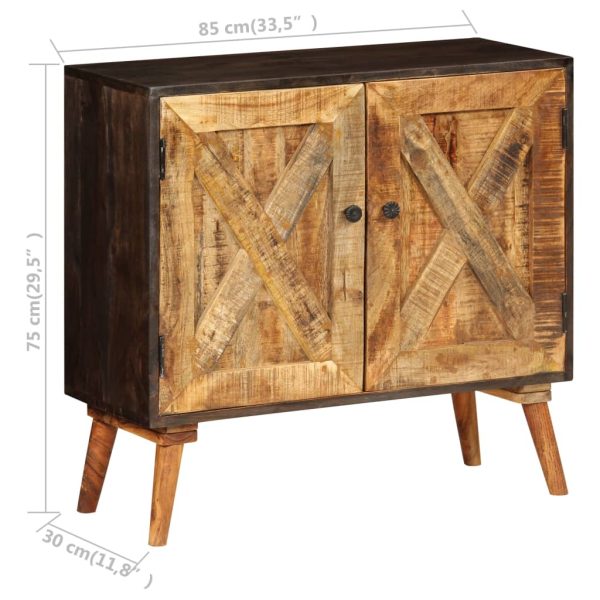 Sideboard Solid Mango Wood 85x30x75 cm