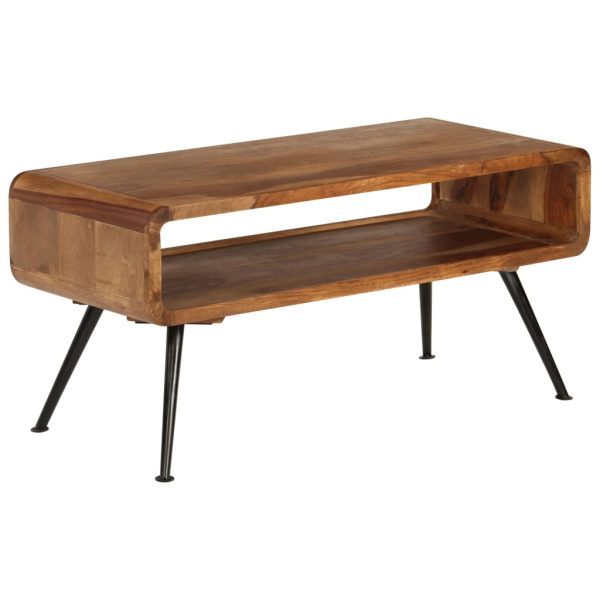 Coffee Table Solid Sheesham Wood 95x40x45 cm