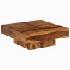 Coffee Table Solid Sheesham Wood 80x80x30 cm