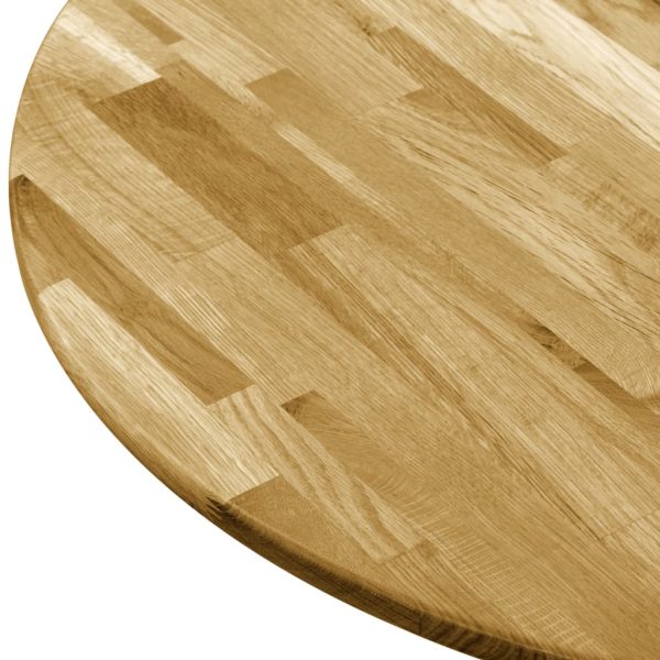 Table Top Solid Oak Wood Round – 23 mm/600 mm