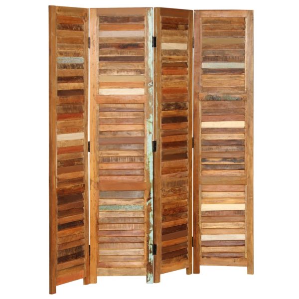 Greasley Room Divider Solid Reclaimed Wood 170 cm