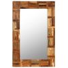 Wall Mirror Solid Reclaimed Wood – 60×90 cm