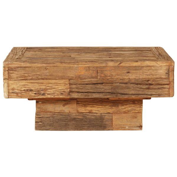 Coffee Table Solid Reclaimed Wood 70x70x30 cm