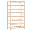 Wine Rack Cedar Wood 57,5x28x102 cm