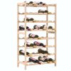 Wine Rack Cedar Wood 57,5x28x102 cm