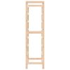 Wine Rack Cedar Wood 57,5x28x102 cm