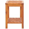 Wellington Side Table Solid Acacia Wood 45x33x45 cm