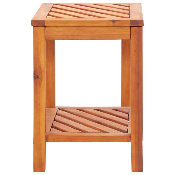 Wellington Side Table Solid Acacia Wood 45x33x45 cm