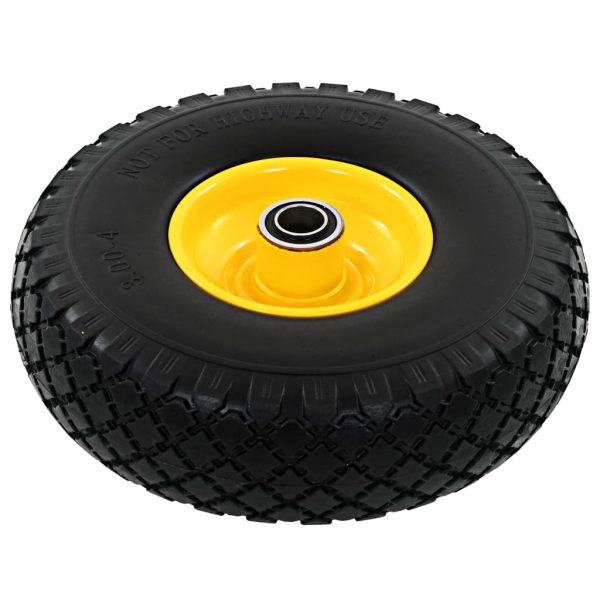 Sack Truck Wheels 2 pcs Solid PU 3.00-4