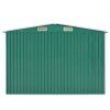 Garden Shed Metal – 257x489x181 cm, Green