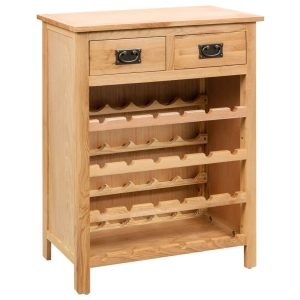 Wine Cabinet 72x32x90 cm Solid Wood