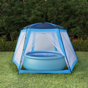 Pool Tent Fabric Blue – 590x520x250 cm