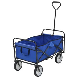 Folding Hand Trolley Steel – Blue