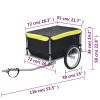 Bike Cargo Trailer 65 kg – Black and Yellow